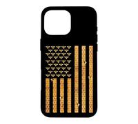 American Flag Honeycomb Honey Bees Beekeeping Beekeeper Gift Coque pour iPhone 16 Pro Max