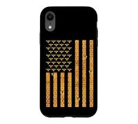 American Flag Honeycomb Honey Bees Beekeeping Beekeeper Gift Coque pour iPhone XR
