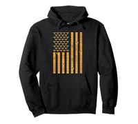 American Flag Honeycomb Honey Bees Beekeeping Beekeeper Gift Sweat à Capuche