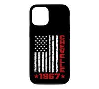 American Flag Jersey Style 67 Chevelle 1967 Muscle Car Coque pour iPhone 12/12 Pro