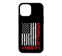 American Flag Jersey Style 67 Chevelle 1967 Muscle Car Coque pour iPhone 12 Pro Max
