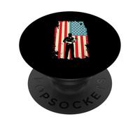 American Flag Mechanic Auto Repair, États-Unis PopSockets PopGrip Adhésif