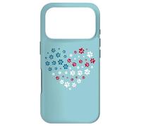 American Flag Patriotic Dog and Cat Paw Print 4th of July Coque pour iPhone 17 Pro