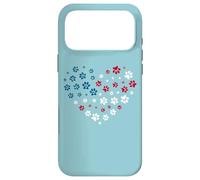 American Flag Patriotic Dog and Cat Paw Print 4th of July Coque pour iPhone 17 Pro Max