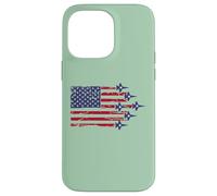 American Flag Patriotic Fighter Jet Airplane Flyover 4th Coque pour iPhone 14 Pro Max