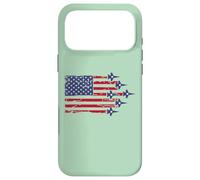American Flag Patriotic Fighter Jet Airplane Flyover 4th Coque pour iPhone 17 Pro Max