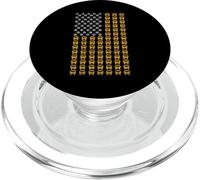 American Flag School Bus Driver - Patriotic Bus Driver USA PopSockets PopGrip pour MagSafe