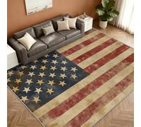 American Flag Tapis 140x200cm, Stars Stripes Tapis for Living Room