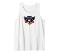 American Flag USA Patriotic Eagle Flying Trees Graphic Gift Débardeur