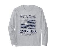 American Flag We The People 2026 250 Years 1776 4th of July Manche Longue