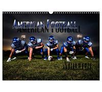 American Football - Athleten (Wandkalender 2026 DIN A3 quer), CALVENDO Monatskalender: Dynamische Bilder zeigen die Spieler in heroischen Posen und packenden Spielszenen