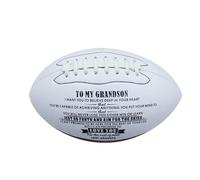 American Football Ball - Ball d'entraînement Junior Sportif Classique, Football en Cuir Professionnel, équipement de Jeu en Plein air Durable, Jeu de Motivation rétro | de Pratique idéales po