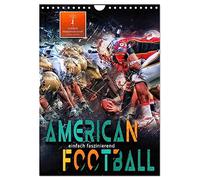 American Football - einfach faszinierend (Wandkalender 2026 DIN A4 hoch), CALVENDO Monatskalender: American Football, Teamsport der Extra-Klasse - ... von körperlicher Kraft und Taktik.