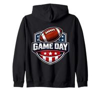 American Football Game Day Girl Fan Amoureuse Joueuse Entraîneuse Sweat à Capuche
