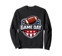 American Football Game Day Girl Fan Amoureuse Joueuse Entraîneuse Sweatshirt