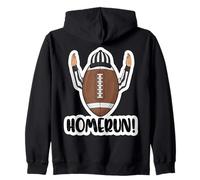 American Football Homerun Panneau d'arbitre Réf Joueur entraîneur Fan Sweat à Capuche