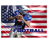 American Football - Kickoff (Wandkalender 2026 DIN A4 quer), CALVENDO Monatskalender: Aktionsreiche Szenen aus der Welt des American Football