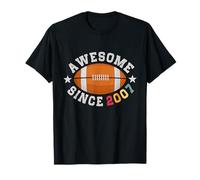 American Football Player Birthday 19 Ans Awesome Since 2007 T-Shirt