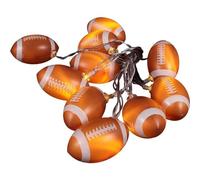 American Football String Lights, 10led Sports Ball Lights Party Decor, Atmosphère Light for Christmas Tree Home Birthday Party Decorations