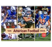 American Football - Taktik und Athletik (Wandkalender 2026 DIN A3 quer), CALVENDO Monatskalender: Teamsport der Extra-Klasse