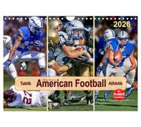 American Football - Taktik und Athletik (Wandkalender 2026 DIN A4 quer), CALVENDO Monatskalender: Teamsport der Extra-Klasse