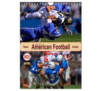 American Football, Team-Arbeit (Wandkalender 2026 DIN A4 hoch), CALVENDO Monatskalender: Beispiellose Kombination von Taktik und Athletik.