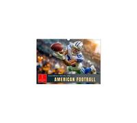 American Football - Touchdown Durchs Jahr (Wandkalender 2026 Din A3 Quer), Calvendo Monatskalender