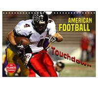 American Football - Touchdown (Wandkalender 2026 DIN A4 quer), CALVENDO Monatskalender: Packende Actionszenen aus der Welt des American Football