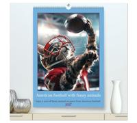 American football with funny animals (High Quality Premium Wall Calendar 2027 DIN A2 portrait),CALVENDO 12 Month Wall Calendar: Enjoy a year of funny animals in poses from American football