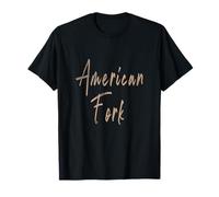 American Fork Utah Vintage Design élégant T-Shirt