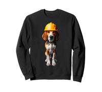 American Foxhound Casque de chantier Jaune Sweatshirt