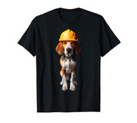 American Foxhound Casque de chantier Jaune T-Shirt