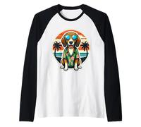 American Foxhound Propriétaire de chien Summer Vibes Vacances Manche Raglan