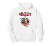 American Freedom 250 Ans Eagle Flag Patriotic Pride Sweat à Capuche