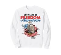 American Freedom 250 Ans Eagle Flag Patriotic Pride Sweatshirt