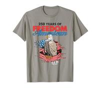 American Freedom 250 Ans Eagle Flag Patriotic Pride T-Shirt