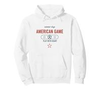 American Game Soccer Fan 2026 Jouez avec cœur Sweat à Capuche
