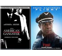 American Gangster & Flight [DVD] 2 Pack Denzel Washington Action Movie Academy Set