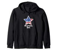 American Girl, 4 juillet, fête de l'indépendance pour les filles Sweat à Capuche