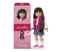 American Girl Truly Me #130 Poupée de 45,7 cm avec Yeux Bruns, Cheveux raides Noir-Bruns, Peau légère à Moyenne, à partir de 6 Ans