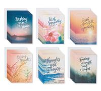 American Greetings Assortiment de 48 cartes de condoléances Nature