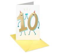 American Greetings Carte d'anniversaire 10 ans (Double High-Five)
