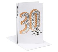 American Greetings Carte d'anniversaire 30 ans (entre les deux)