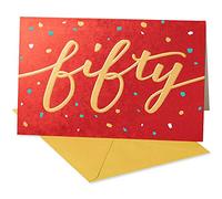 American Greetings Carte d'anniversaire 50 ans (Be Bold)