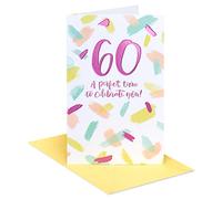 American Greetings Carte d'anniversaire 60 ans (Make Moments Matter)