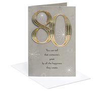 American Greetings Carte d'anniversaire 80 ans (Extraordinaire You)