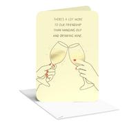 American Greetings Carte d'anniversaire amusante pour meilleure amie, carte d'anniversaire pour elle, carte d'anniversaire d'amitié pour femme (Cheers To You)