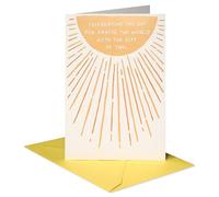 American Greetings Carte d'anniversaire religieuse (His Light Shines on You)