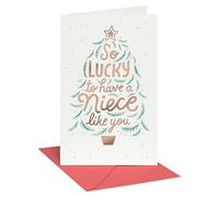 American Greetings Carte de Noël pour nièce de la part d'une tante ou d'un oncle (How Much You're Loved)