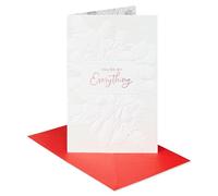 American Greetings Carte de Noël romantique (avec tout mon cœur)